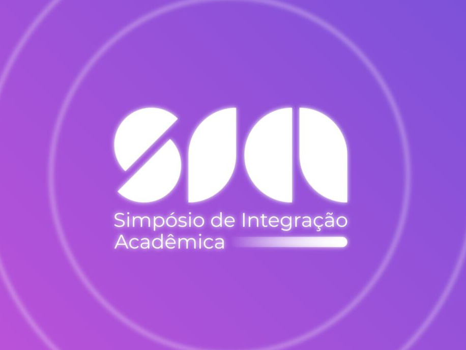 Card de fundo roxo. Logotipo do SIA, com as letras formadas por semicírculos na cor branca. 