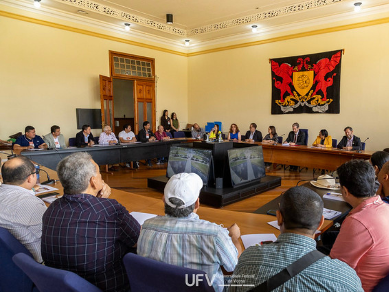 Foto do portal da UFV