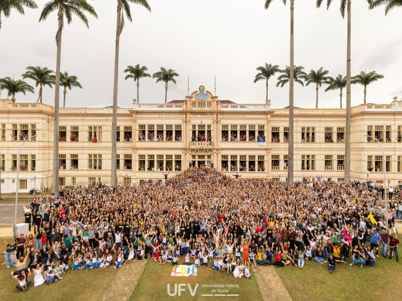 Foto do portal da UFV